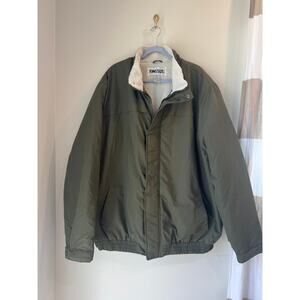 King Size 4XL Tall Sherpa Jacket Dark Sage Green